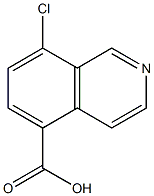 8-chloroisoquinoline-5-carboxylic acid CAS#: 945470-53-1