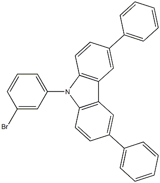 9-(3-bromophenyl)-3,6-diphenyl-9H-Carbazole CAS#: 928050-07-1