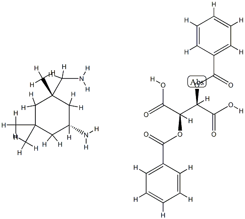 (1R,3S)-3-AMinoMethyl-3,5,5-triMethylcyclohexylaMine O,O′-dibenzoyl-L-tartrate salt CAS#: 918963-28-7