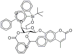 4-Methylumbelliferyl 2,3,4-Tri-O-benzoyl-6-O-(tert-butyldiphenylsilyl)-β-D-galactopyranoside CAS#: 920975-58-2