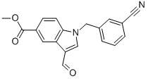 1-(3-CYANO-BENZYL)-3-FORMYL-1H-INDOLE-5-CARBOXYLIC ACID METHYL ESTER CAS#: 925889-73-2