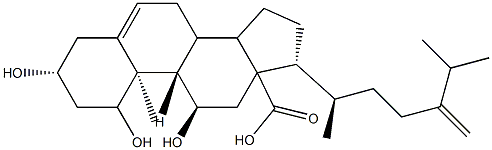 1α,3β,11α-Trihydroxyergosta-5,24(28)-dien-18-oic acid CAS#: 97210-36-1