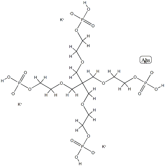 Poly(oxy-1.2-ethanediyl), α-hydro-ω-(phosphonooxy)-, ether with 2,2-bis(hydroxymethyl)-1,3-propanediol (4:1), potassium salt CAS#: 99129-23-4
