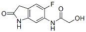 Acetamide, N-(5-fluoro-2,3-dihydro-2-oxo-1H-indol-6-yl)-2-hydroxy- CAS#: 945379-40-8