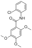 BENZAMIDE, N-(2-CHLOROPHENYL)-2,4,5-TRIMETHOXY- CAS#: 911832-17-2