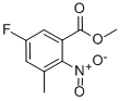 বেনজিক এসিড, 5-FLUORO-3-MTHYL-2-NITRO-, মিথাইল ইস্টার CAS #: 952479-97-9