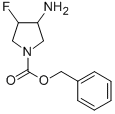 বেঞ্জাইল 3-AMINO-4-FLUOROPYRROLIDINE-1-CARBOXYLATE CAS #: 952444-02-9