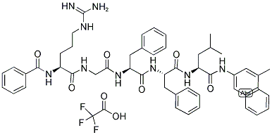BZ-ARG-GLY-PHE-PHE-LEU-4M-BETA-NA TRIFLUOROACETATE SALT CAS#: 99112-24-0