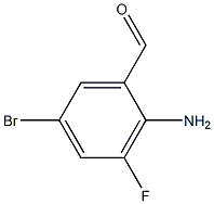 Benzaldehyde, 2-amino-5-bromo-3-fluoro- CAS#: 906811-51-6