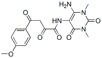 Benzenebutanamide, N-(6-amino-1,2,3,4-tetrahydro-1,3-dimethyl-2,4-dioxo-5-pyrimidinyl)-4-methoxy--alpha-,-gamma--dioxo- CAS#: 904600-48-2