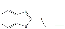 Benzothiazole, 4-methyl-2-(2-propynylthio)- (6CI) CAS#: 99972-98-2