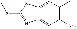 Benzothiazole, 5-amino-6-methyl-2-(methylthio)- (6CI) CAS#: 98953-77-6