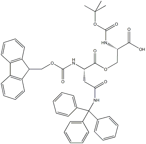 Boc-Ser(FMoc-Asn(Trt))-OH CAS#: 944283-17-4