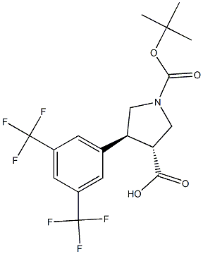 Boc-(+/-)-trans-4-(3,5-bis(trifluoroMethyl)-phenyl)-pyrrolidine-3-carboxylic acid CAS#: 955137-84-5