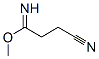 Butanenitrile, 4-imino-4-methoxy- CAS#: 99418-75-4