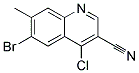 6-BROMO-4-CHLORO-7-METHYL-QUINOLINE-3-CARBONITRILE CAS#: 936497-85-7