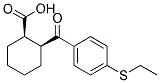 CIS-2-(4-THIOETHYLBENZOYL)CYCLOHEXANE-1-CARBOXYLIC ACID CAS#: 933674-61-4