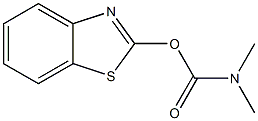 Carbamic acid, dimethyl-, 2-benzothiazolyl ester (6CI) CAS#: 99072-02-3