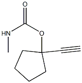 Carbamic acid, methyl-, 1-ethynylcyclopentyl ester (6CI) CAS#: 98959-72-9