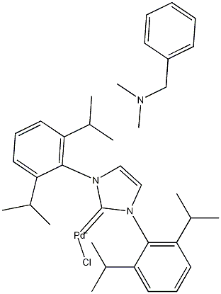 Chloro[[1,3-bis(2,6-diisopropylphenyl)imidazol-2-ylidene](N,N-dimethylbenzylamine)palladium(II)] CAS#: 930796-10-4