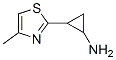 Cyclopropanamine, 2-(4-methyl-2-thiazolyl)- CAS#: 933713-14-5