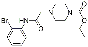 ETHYL 4-((N-(2-BROMOPHENYL)CARBAMOYL)METHYL)PIPERAZINECARBOXYLATE CAS#: 954849-18-4