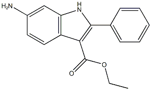 ETHYL 6-AMINO-2-PHENYL-1H-INDOLE-3-CARBOXYLATE CAS#: 945655-38-9