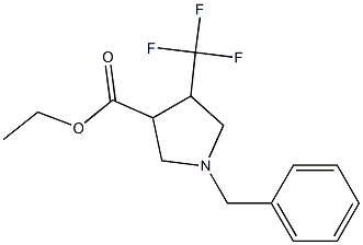 Ethyl 1-benzyl-4-trifluomethylpyrrolidine-3-carboxylate (mixture of cis- and trans-) CAS#: 913744-78-2
