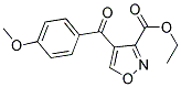 Ethyl 4-(4-methoxybenzoyl)isoxazole-3-carboxylate CAS#: 952182-69-3