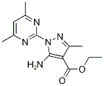 Ethyl 5-amino-1-(4,6-dimethylpyrimidin-2-yl)-3-methyl-1H-pyrazole-4-carboxylate CAS#: 955568-16-8