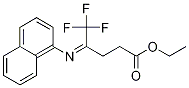 Ethyl 5,5,5-trifluoro-4-(naphthalen-1-yliMino)pentanoate CAS#: 928791-42-8