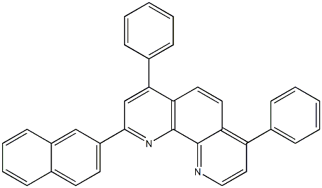 HNBphen , 2-(naphthalen-2-yl)-4,7-diphenyl-1,10-phenanthroline CAS#: 923972-84-3