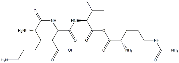 L-Lysyl-L-alpha-aspartyl-L-valyl-N5-(aminocarbonyl)-L-ornithine CAS#: 951775-32-9
