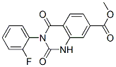 METHYL 3-(2-FLUOROPHENYL)-2,4-DIOXO-1,2,3,4-TETRAHYDROQUINAZOLINE-7-CARBOXYLATE CAS#: 917889-23-7