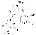 Methanone, (2-hydrazinyl-7-hydroxy-6-methoxy-3-benzofuranyl)(3,4,5-trimethoxyphenyl)- CAS#: 945771-73-3
