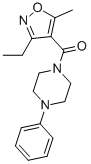 Methanone, (3-ethyl-5-methyl-4-isoxazolyl)(4-phenyl-1-piperazinyl)- CAS#: 925663-15-6