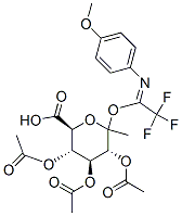 Methyl 2,3,4-Triacetyl-D-glucopyranosiduronyl 1-(N-4-Metoxyphenyl)-2,2,2-trifluoroacetimidate CAS#: 918158-52-8
