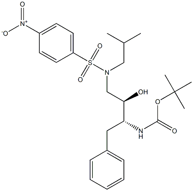 N-[(1R,2R)-2-Hydroxy-3-[(2-Methylpropyl)[(4-nitrophenyl)sulfonyl]aMino]-1-(phenylMethyl)propyl]carbaMic Acid 1,1-DiMethylethyl Ester CAS#: 935841-80-8