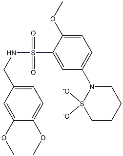 N-(3,4-dimethoxybenzyl)-5-(1,1-dioxido-1,2-thiazinan-2-yl)-2-methoxybenzenesulfonamide CAS#: 919972-09-1