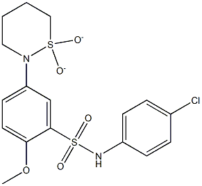 N-(4-chlorophenyl)-5-(1,1-dioxido-1,2-thiazinan-2-yl)-2-methoxybenzenesulfonamide CAS#: 919973-85-6