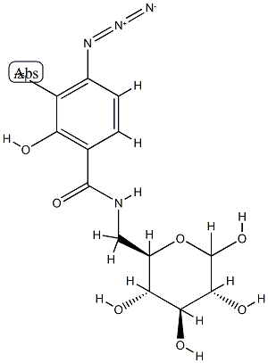 N-(4-iodoazidosalicyl)-6-amido-6-deoxyglucopyranose CAS#: 98897-10-0