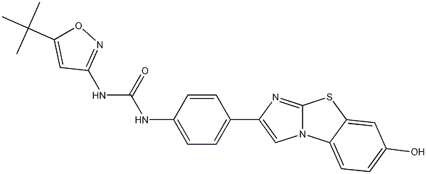 N-[5-(1,1-Dimethylethyl)-3-isoxazolyl]-N'-[4-(7-hydroxyimidazo[2,1-b]benzothiazol-2-yl)phenyl]urea CAS#: 950769-51-4