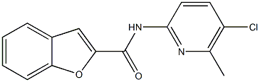 N-(5-chloro-6-methyl-2-pyridinyl)-1-benzofuran-2-carboxamide CAS#: 925559-14-4