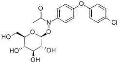 N-Acetyl-4-(4-chlorophenoxy)anilino beta-D-glycopyranoside CAS#: 98911-23-0