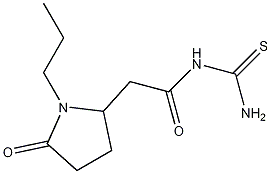 N-(Aminothioxomethyl)-5-oxo-1-propyl-2-pyrrolidineacetamide CAS#: 936751-11-0