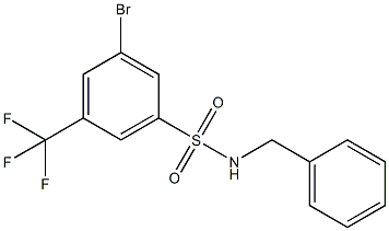 N-Benzyl-3-bromo-5-(trifluoromethyl)benzenesulfonamide CAS#: 951885-22-6