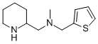 N-METHYL-N-(2-THIENYLMETHYL)-2-PIPERIDINEMETHANAMINE CAS#: 933722-04-4