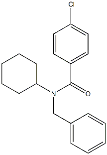 N-benzyl-4-chloro-N-cyclohexylbenzaMide CAS#: 945714-67-0