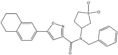 N-benzyl-N-(1,1-dioxidotetrahydrothiophen-3-yl)-5-(5,6,7,8-tetrahydronaphthalen-2-yl)-1,2-oxazole-3-carboxamide CAS#: 912908-41-9