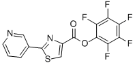 PENTAFLUOROPHENYL 2-PYRID-3-YL-1,3-THIAZOLE-4-CARBOXYLATE CAS#: 906352-58-7